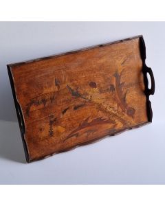 Tablett von Emile Gallé, Nacy um 1880