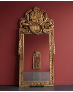 Empirespiegel um 1800 gefertigt