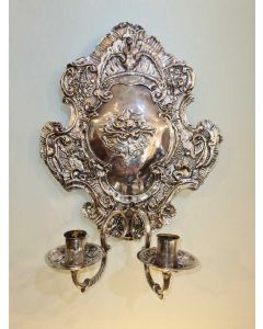 Barocke Applike in 800er Silber, aus der Zeit um 1750