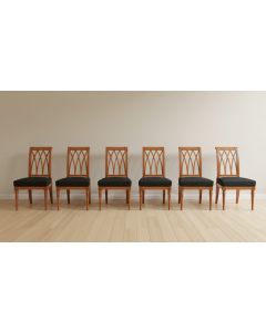 Folge von 6 Stühle von Christoph Hopfengärner, Bern um 1780 gefertigt