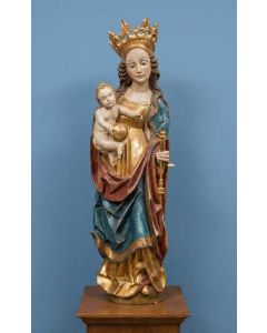 Madonna im Gotischen Stil um 1880