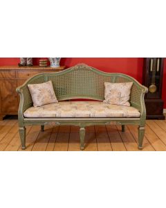 Sitzbank Louis XVI um 1800 gefertigt