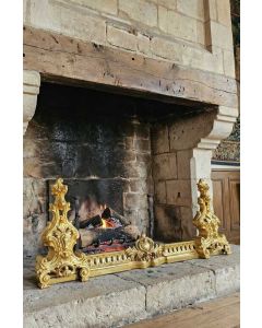 Glutenschutz zu Kamin in Bronze um 1750