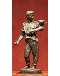 Bronzefigur von Eduard Spörry, Wettingen