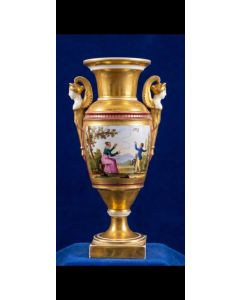 Porzellan Zier - Vase Paris um 1830