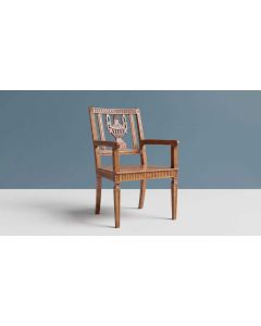 1835 datierter Kirschbaumb Fauteuil