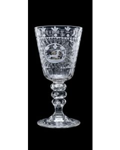 Pokalglas aus der Barockzeit um 1740