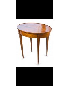 Ovaler Biedermeier Beistelltisch um 1820 gefertigt