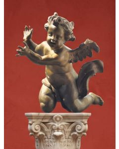 Putte aus massiv Bronze