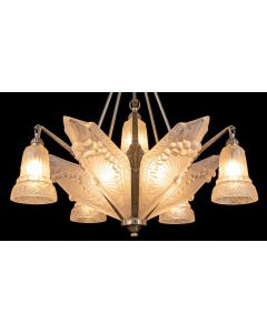 Art Déco Deckenleuchter um 1930