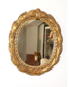 Ovaler Spiegel Louis XVI, Bern um 1800