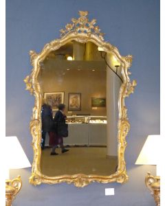 Barockspiegel vergoldet um 1820