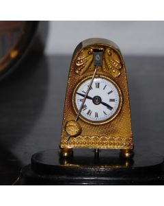 Vorderpendler Miniatur Uhr, Seltene Ausführung um 1830