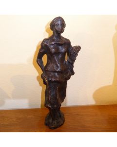 Kleine Bronze Figur von Gustav Spörri Wettingen, signiert und datiert
