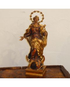 Heiligenfigur Lindenholz geschnitzt um 1800 -30