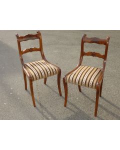 Ein Paar Stühle, spätes Biedermeier um 1840
