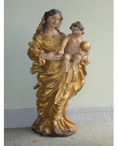 Renaissance Madonna mit Kind, Italien um 1650