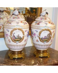 Ein Paar Ziervasen Porzellan KPM Berlin um 1800
