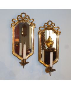 Ein Paar Spiegel Appliken Louis XVI um 1800