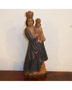 Madonna Holz geschnitzt um 1800