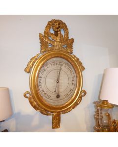 Barometer, Termometer Louis XVI um 1780, Paris