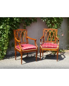 Ein Paar Fauteuils von Christoph Hopfengärtner, Bern um 1760