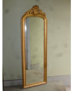 Prächtiger seltener Spiegel Louis Philippe um 1870